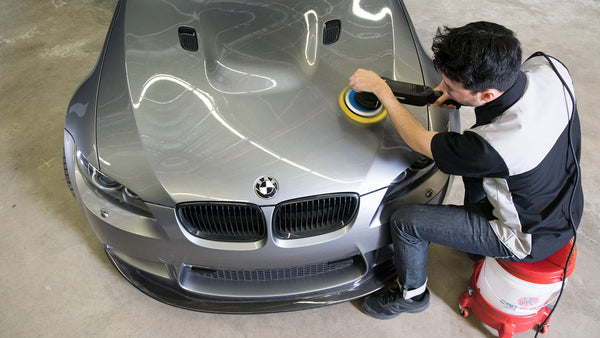 Detailing BMW with Rupes polisher